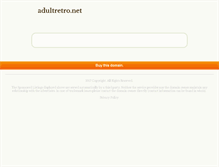 Tablet Screenshot of adultretro.net